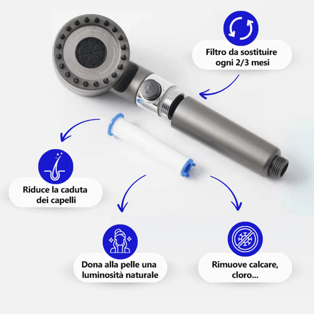 Doccia a Mano 3 in 1